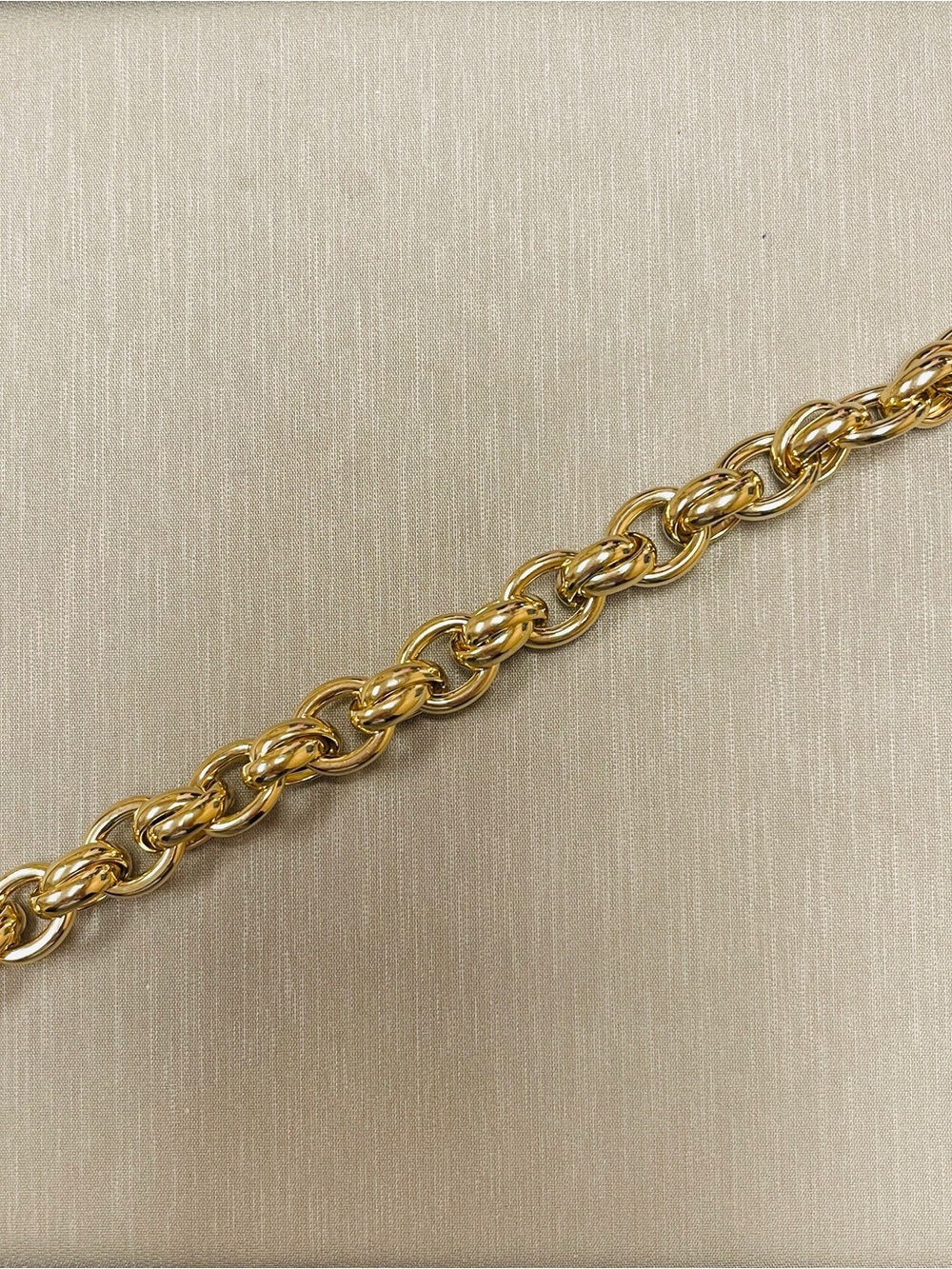 NWOT Marcello Pane Gold Over Sterling Silver Link Bracelet